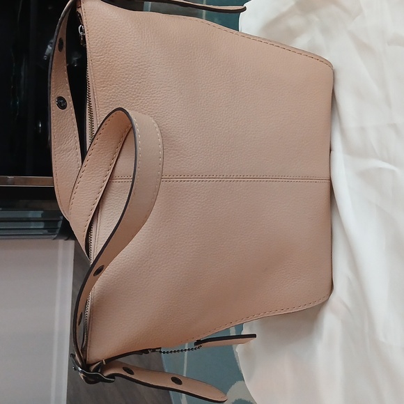 Coach Tan Leather Women's Crossbody Bag - Picture 4 of 7